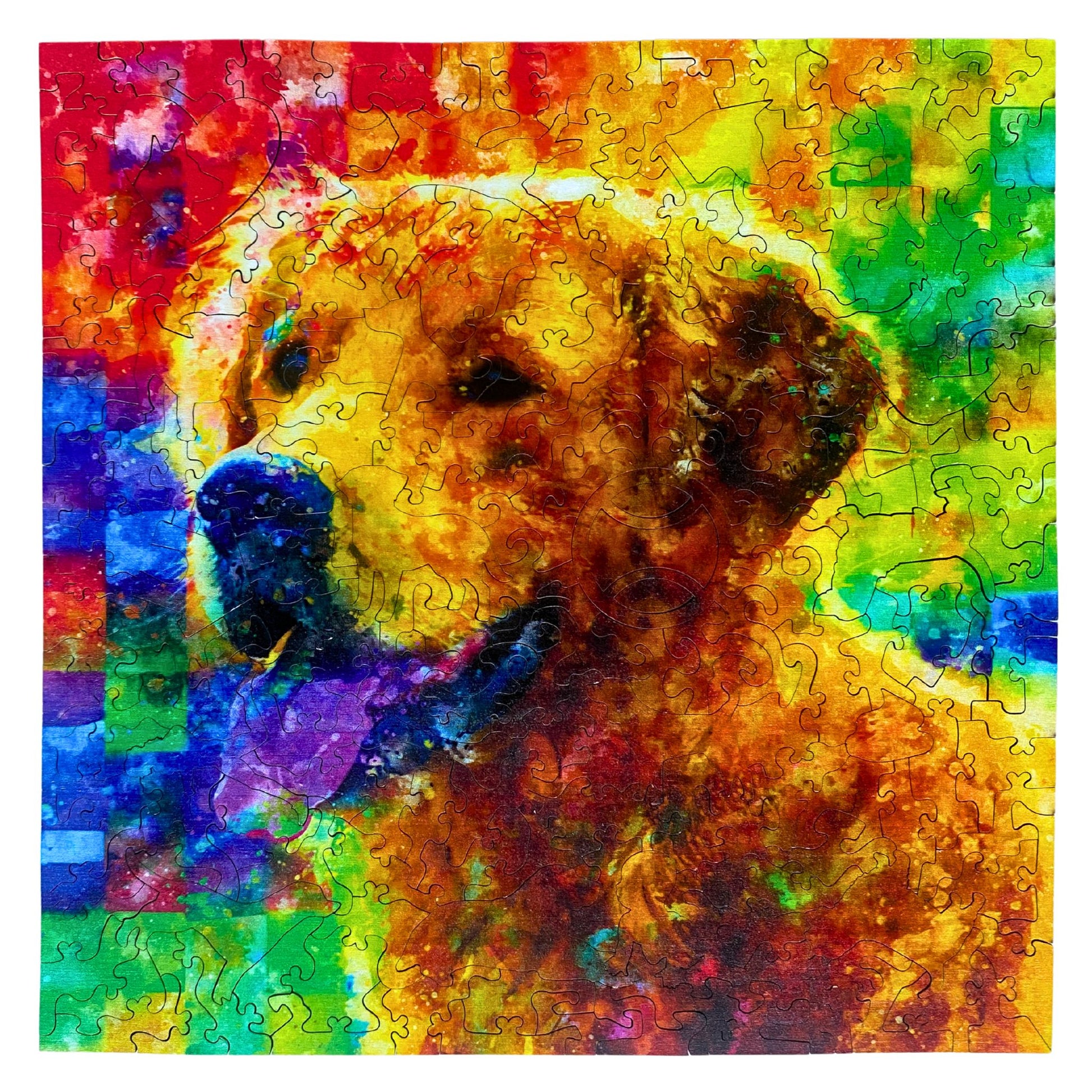 1000-Piece Fall Dog Jigsaw Puzzle - Golden Retriever In Leaves, Challenging Puzzle For Adults & Families