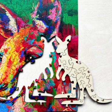 147 Pieces - Clive the Kangaroo - Jos Coufreur Original Artist