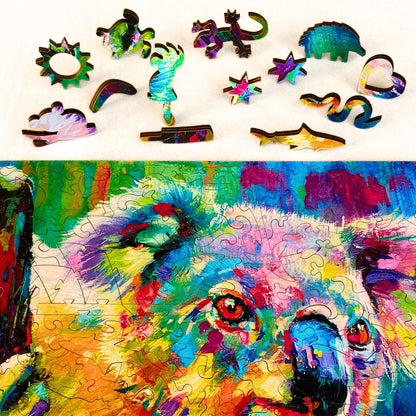 168 pieces - Cuddly Koala Original Artwork