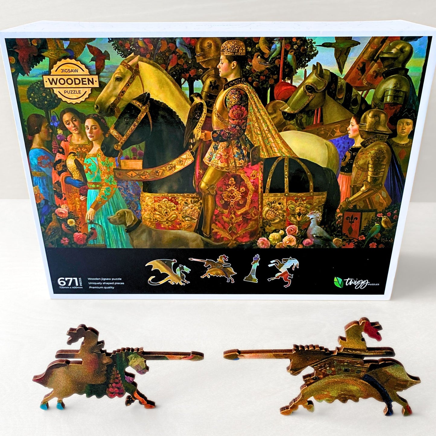 671 pieces - Royal Hunt - Original Artwork