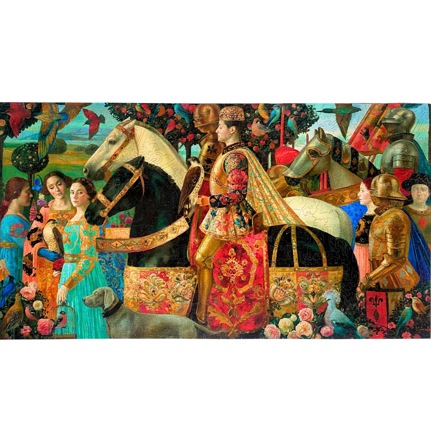 671 pieces - Royal Hunt - Original Artwork