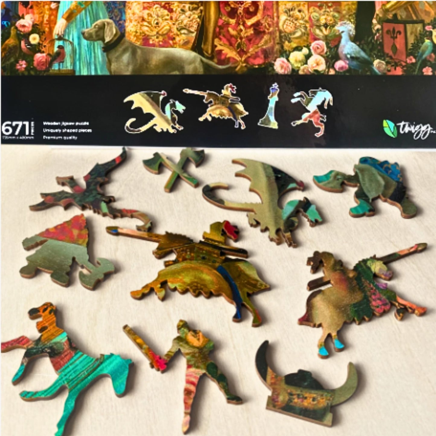671 pieces - Royal Hunt - Original Artwork