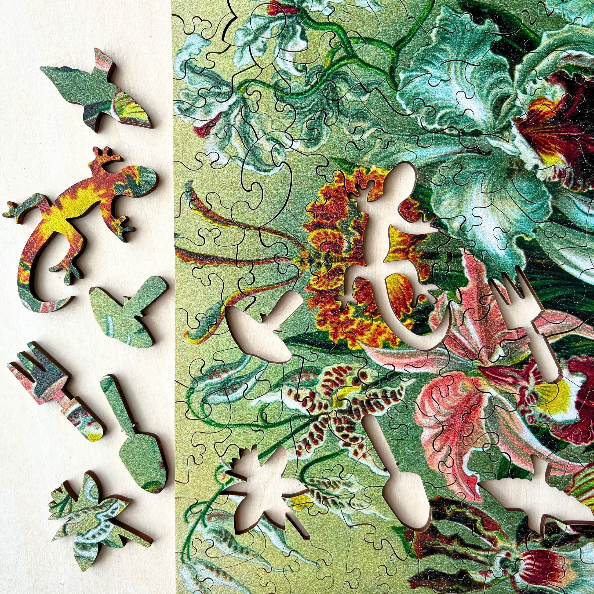 Orchid Wooden Jigsaw Puzzle | Twigg Puzzles