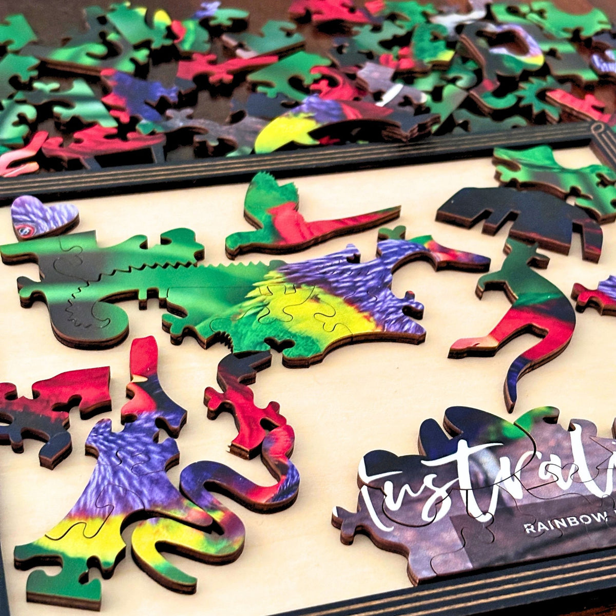 Rainbow Lorikeet -78 Pieces Framed Puzzle