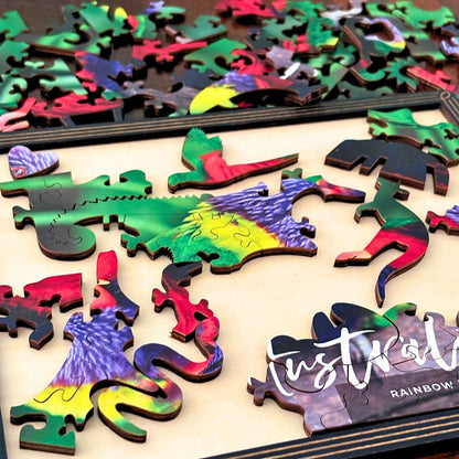Rainbow Lorikeet -78 Pieces Framed Puzzle