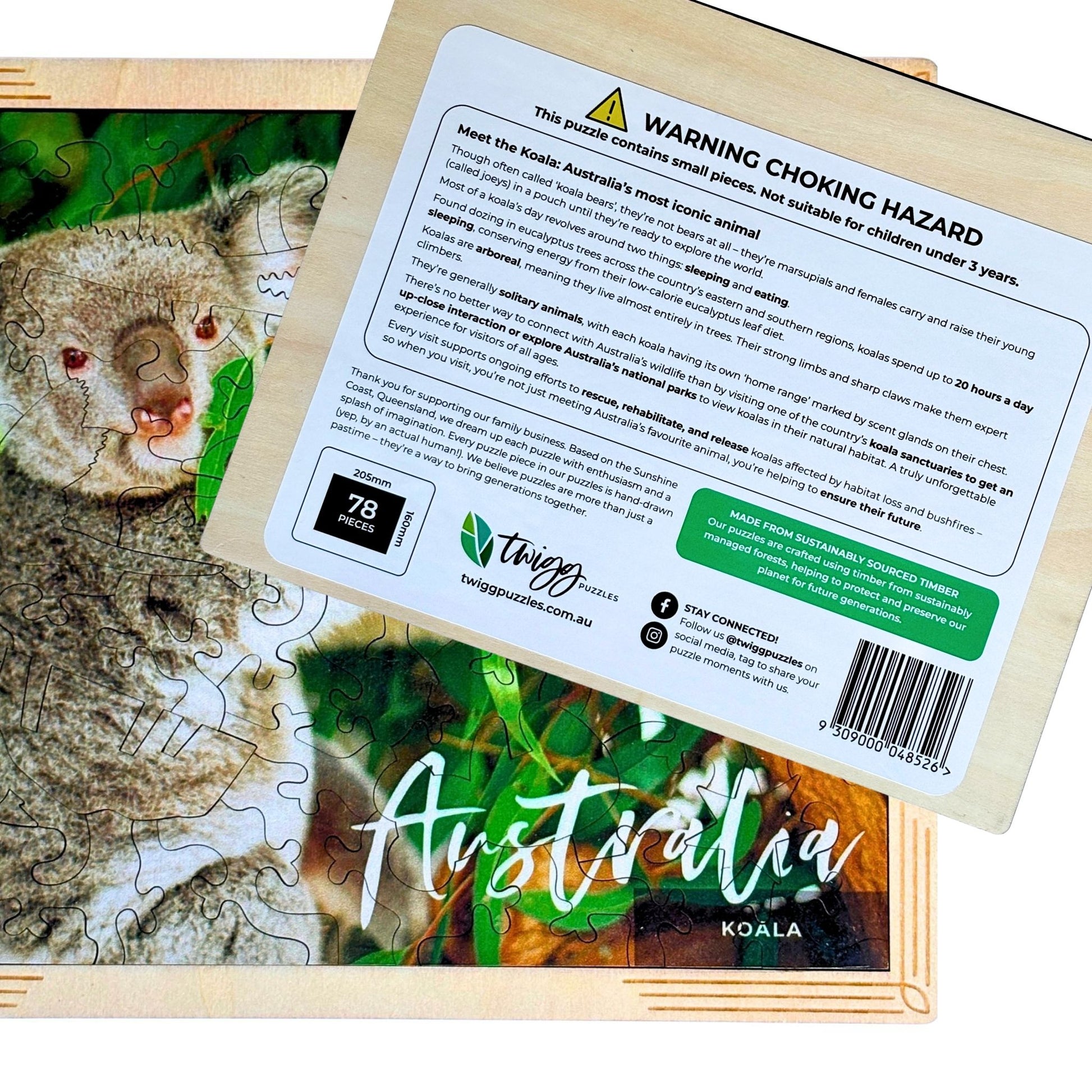 Koala - 78 Piece Framed Puzzle