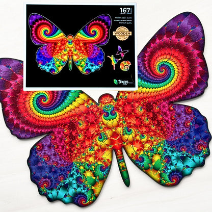 167 pieces - Brilliant Butterfly