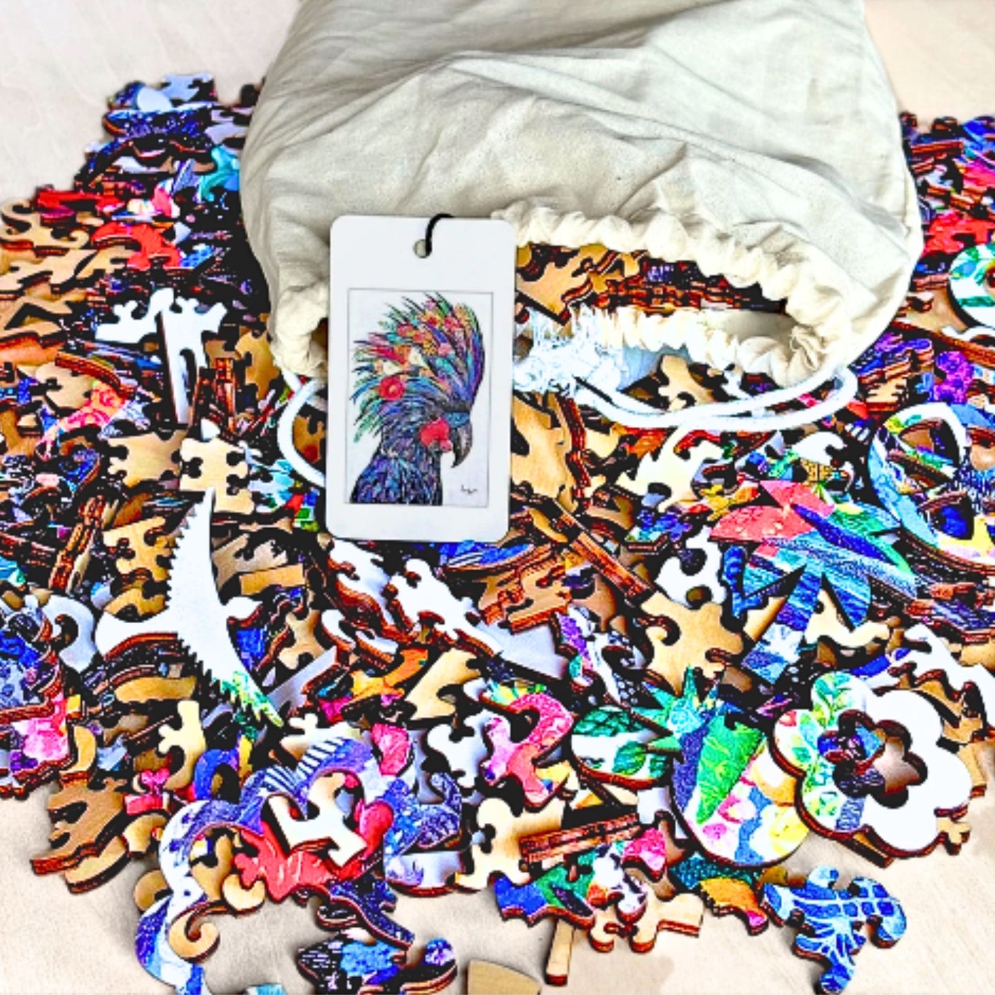 389 pieces - Black Cockatoo - Original artist artwork