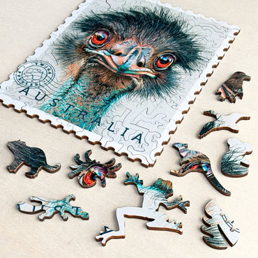 74 pieces - Emu - Sally Edmonds Original Artwork