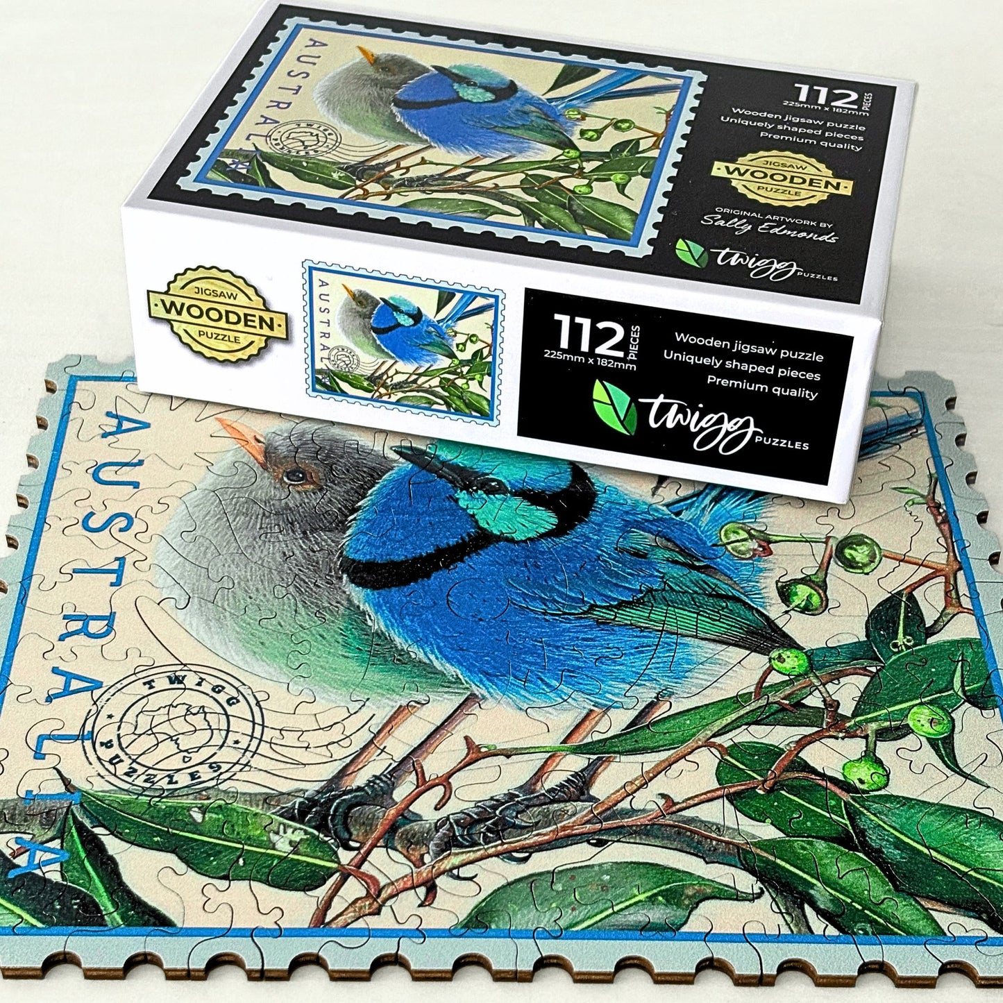 111 pieces - Splendid Couple - Sally Edmonds Original Artwork