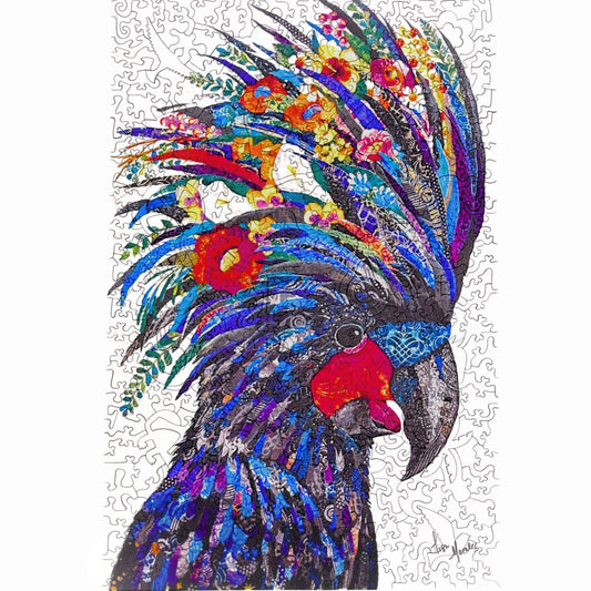 389 pieces - Black Cockatoo - Original artist artwork