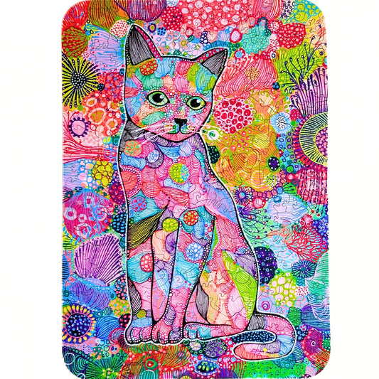 309 pieces - Carefree Cat - Original artwork