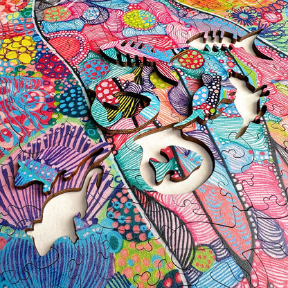 309 pieces - Carefree Cat - Original artwork