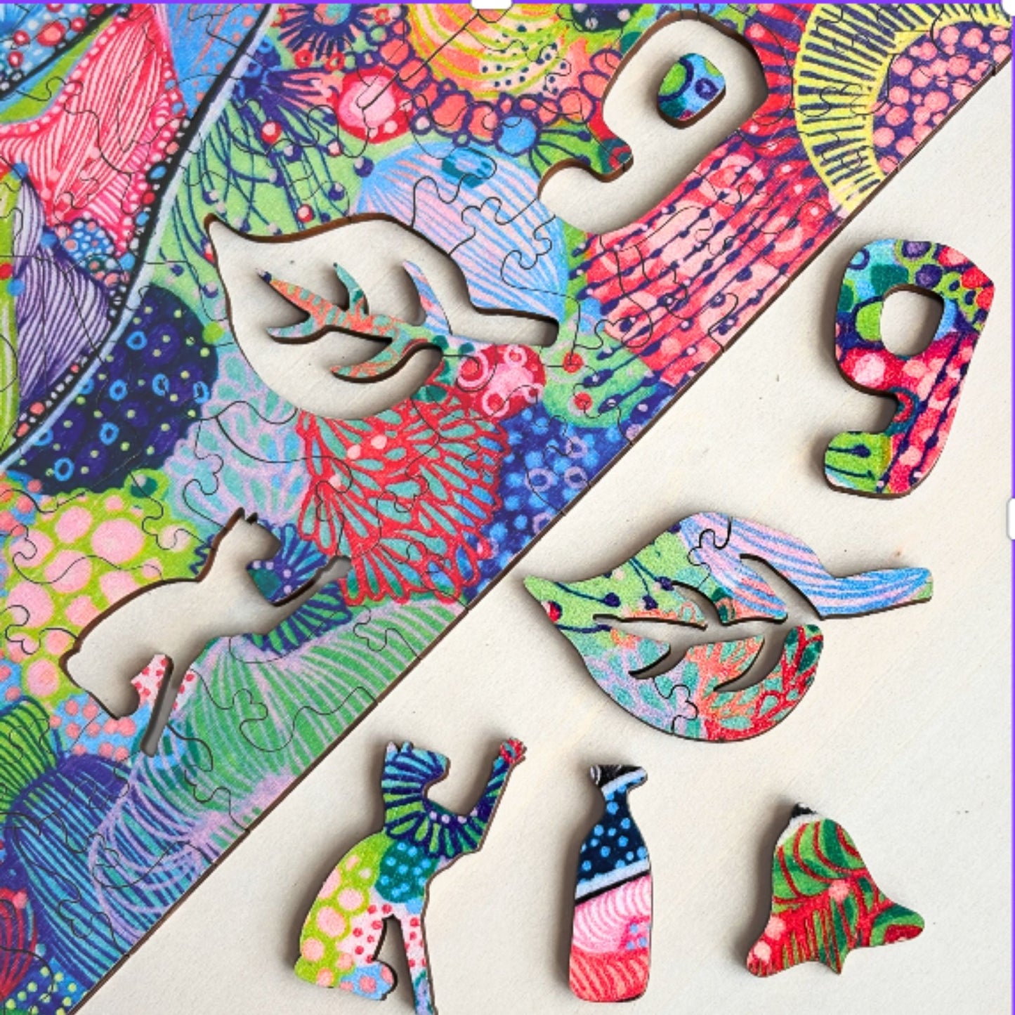 309 pieces - Carefree Cat - Original artwork