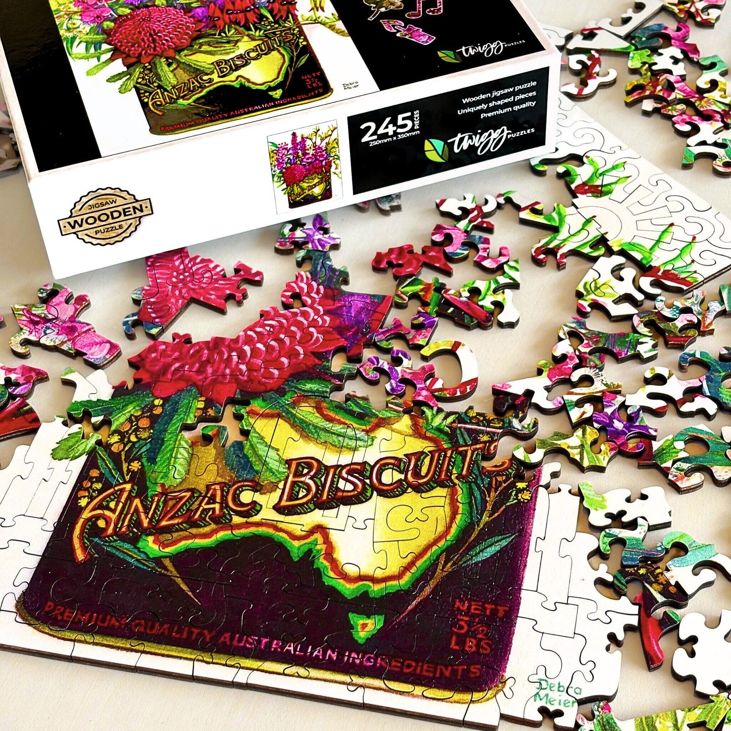 245 pieces - State Floral Emblems - Debra Meier