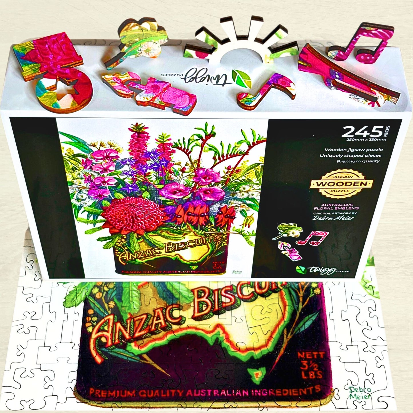 245 pieces - State Floral Emblems - Debra Meier