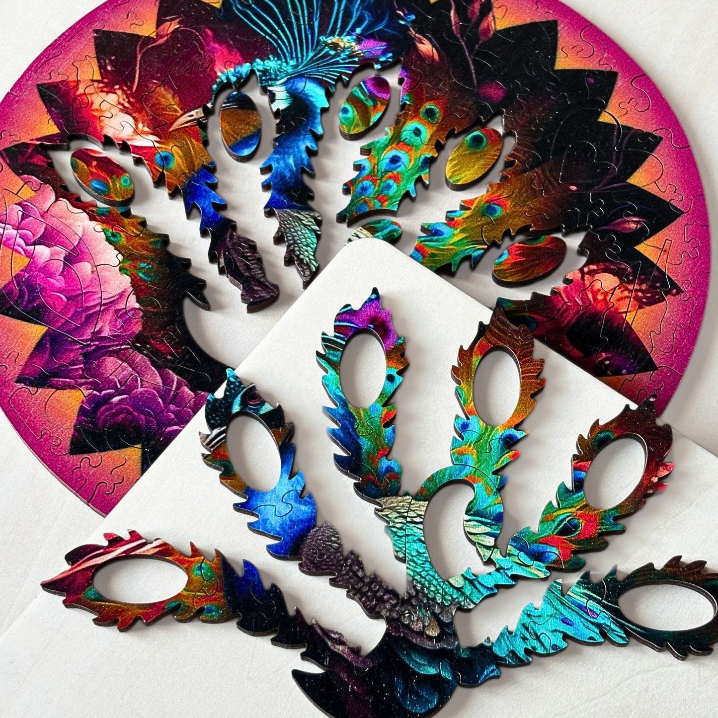 118 pieces - Penelope Peacock