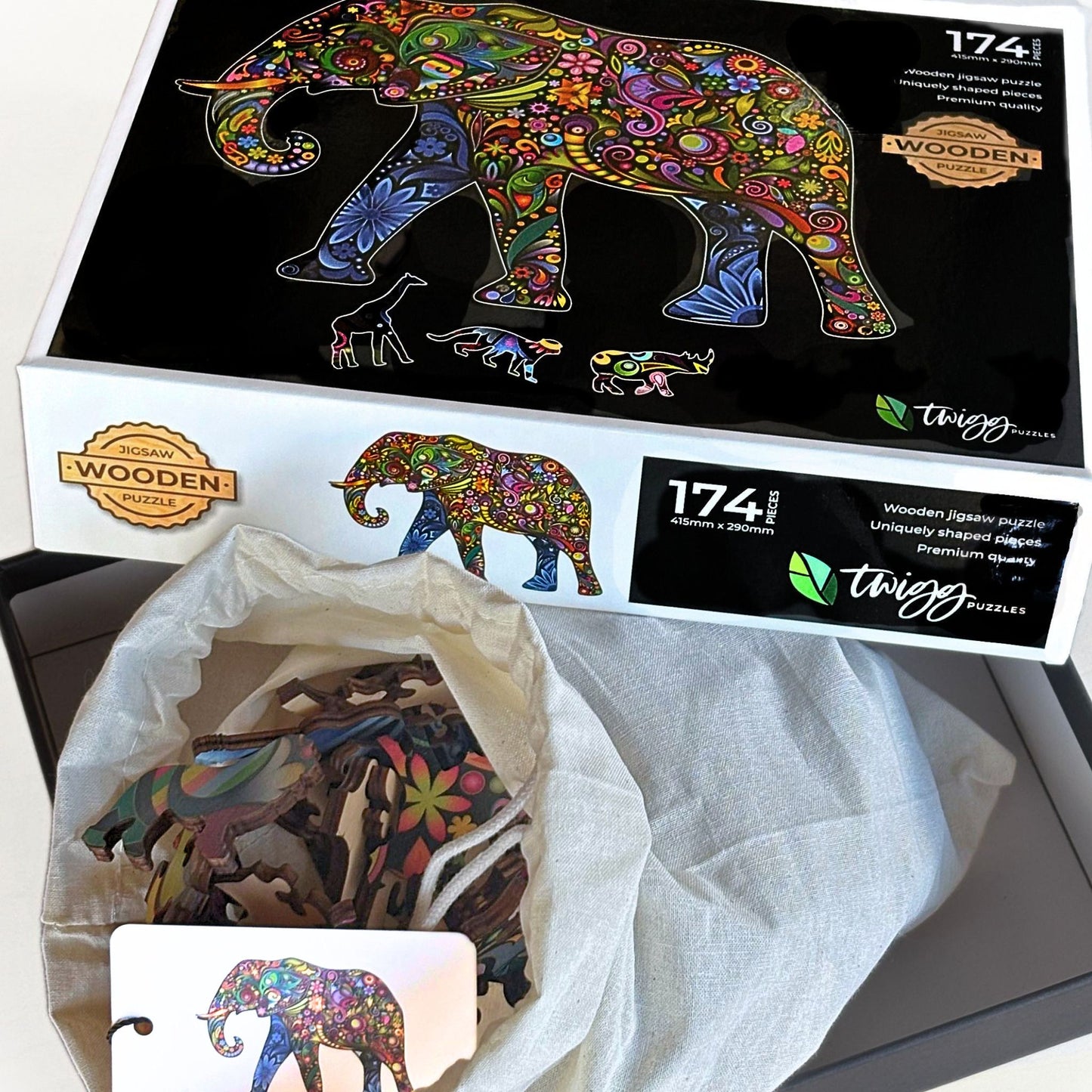 174 pieces - Ellie Elephant