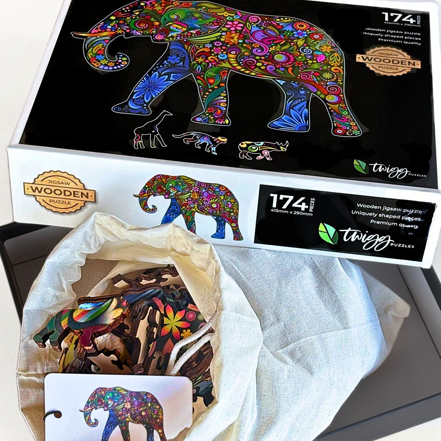 174 pieces - Ellie Elephant