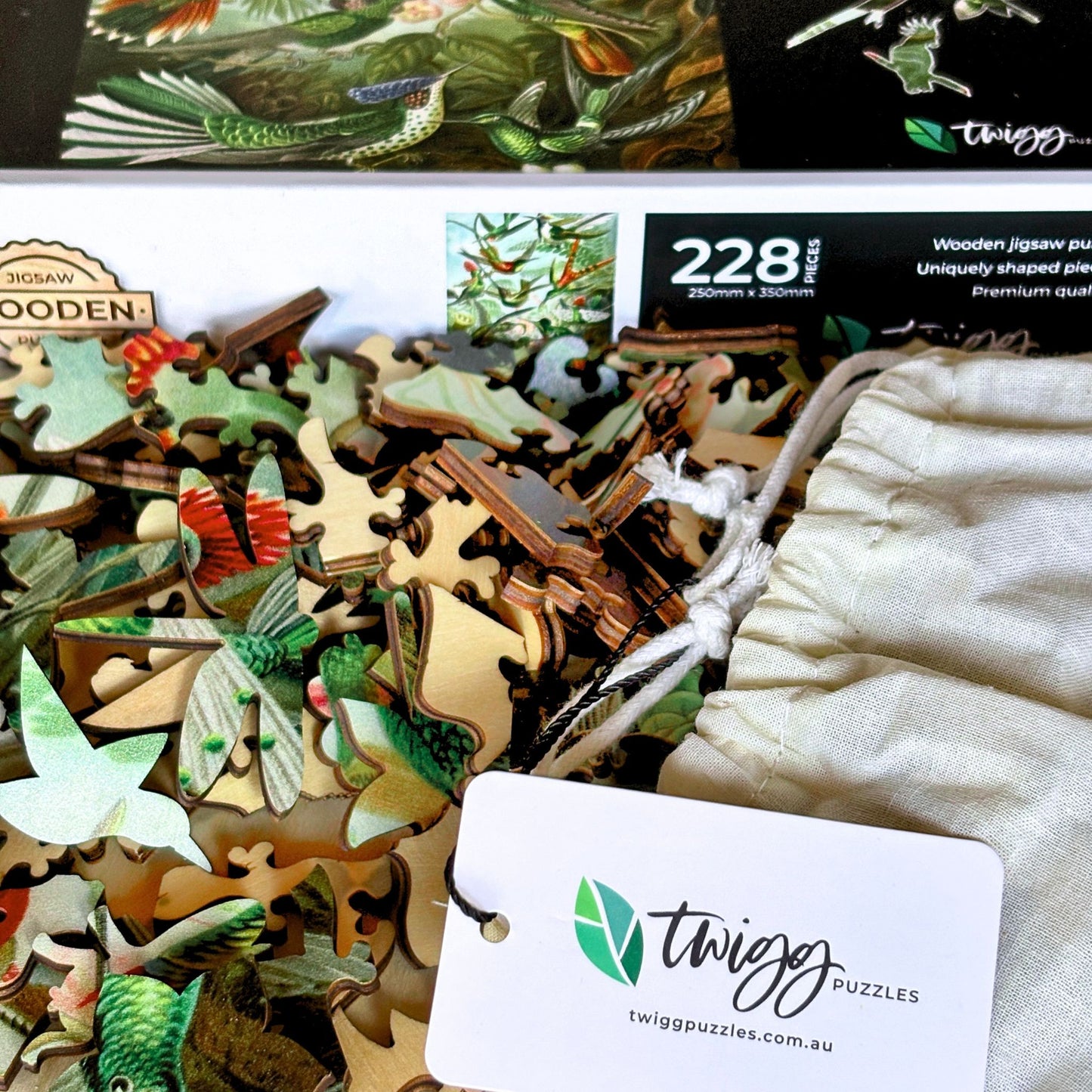 228 Pieces - Hummingbirds - Original Artwork Ernst Haeckel