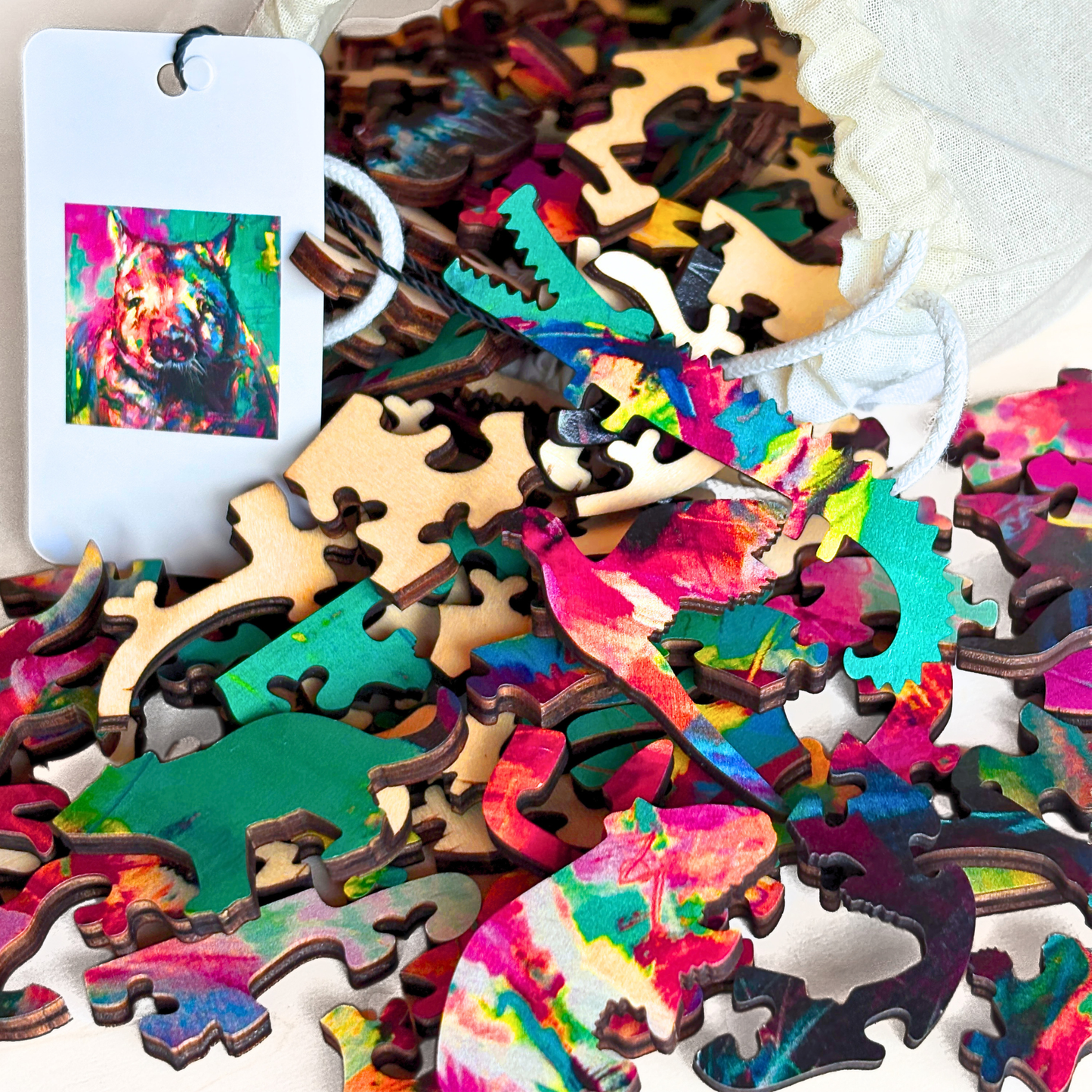 123 pieces - Winston Wombat - Original Artwork