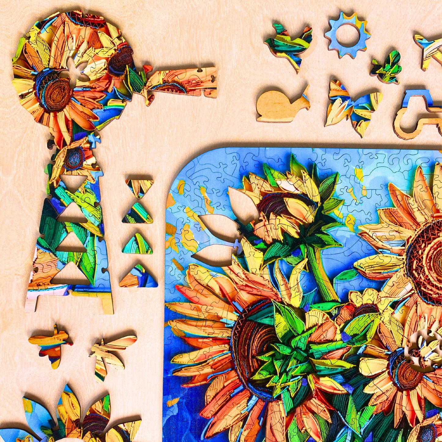 410 pieces - Sunflowers - Original Artwork