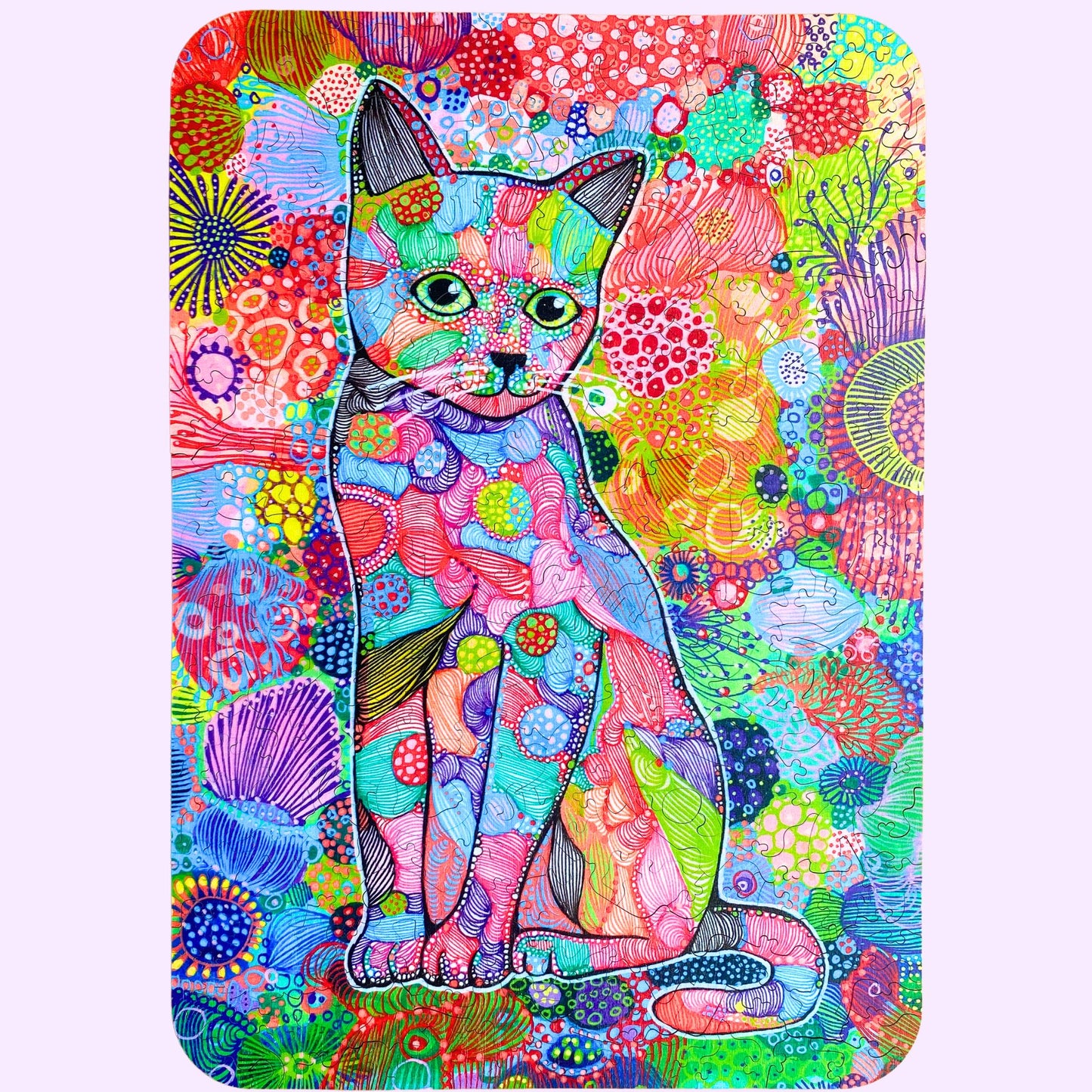 309 pieces - Carefree Cat - Original artwork