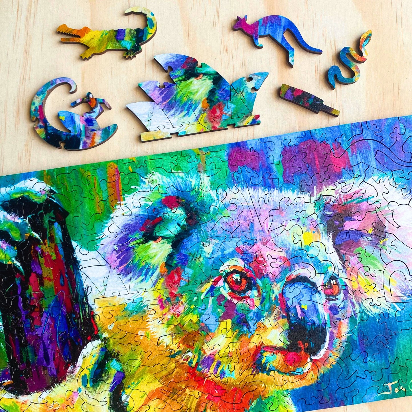 168 pieces - Cuddly Koala Original Artwork