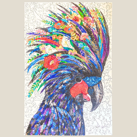 389 pieces - Black Cockatoo - Original artist artwork