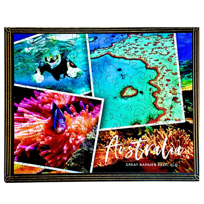 Great Barrieer Reef - 78 Piece Framed Puzzle