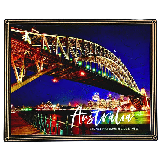 Sydney Harbour Bridge - 78 Piece Framed Puzzle