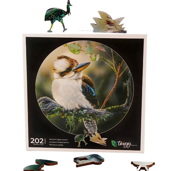 Wooden Puzzle - 202 pieces - Kookaburra - Artist Artwork